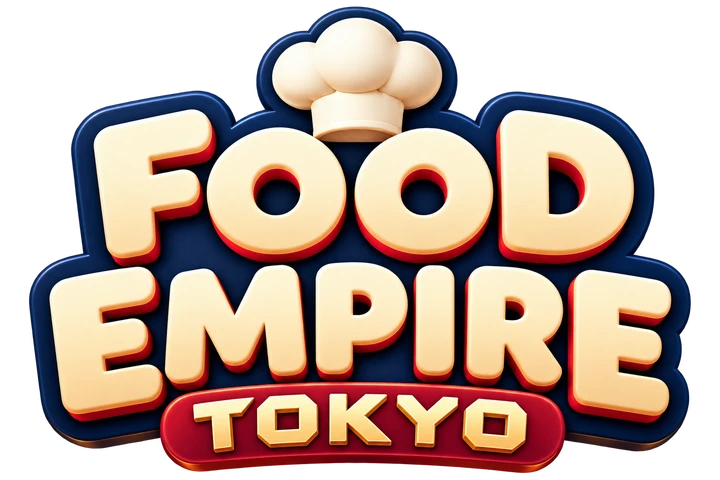 Food Empire Tokyo logo with angular arcade lettering.
